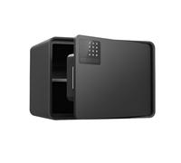 Small Safe Box with Code and Key, Removable Shelves, Alarm Systerm, Digital Home Security Safe Box for Document Money Medicines Passport Jewelry