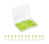 Small Safety Pins,0.75 Inch Mini Safety Pins for Clothes,Green Safety Pin Rust Resistant Nickel Plated Steel Set for Crafting,Sewing,Rimming Fastening Clip Button for Garment Hang Tag 120pcs/box
