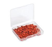 Small Safety Pins,0.75 Inch Mini Safety Pins for Clothes,Orange Safety Pin Rust Resistant Nickel Plated Steel Set for Crafting,Sewing,Rimming Fastening Clip Button for Garment Hang Tag 120pcs/box