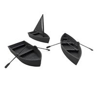 Small Sailing Rowing Boats Set | 28mm 1/56 Scale Miniature | RPG Tabletop Figure Diorama Landscape Modelling Wargaming Fantasy Wargames Model Scenery Terrain Scatter Roleplaying 3d Printed Paintable