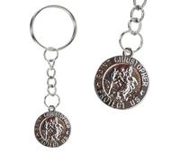Small Saint Christopher Keyring Patron St Protection Christian Keychain Gift