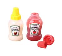 Small Salad Dressing Bottles - Travel Squeeze Bottle Set, Food Safety Sauce Bottles | Portable Condiment Squeeze Bottles, Leakproof Salad Dressing Squeeze Bottle for Barbecue Syrup Spicy Sauce