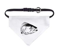 Small 'Salmon Fish Head' Dog/Cat/Pet Bandana (PD00062211)