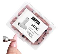 Small Sanding Bands for Nail Drill, 50 Pieces Compact for Salon Manicure Tools - Sanding Bands with Grit for Files - for Travel Parties Gift Wife Daughter