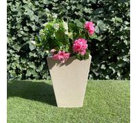 Small Sandstone Classic Square Greek Style Planter