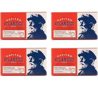 Small Sardines in Spicy Tomato Sauce - Pack of 4 x 85g - Portuguese Canned Fish - Preserved Seafood Ready to Eat