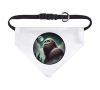 Small 'Sasquatch By Moonlight' Dog/Cat/Pet Bandana (PD00061465)