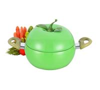 Small Saucepan - Slow Cooker for Vegetables and Fruits - Simmer Casserole with Lid - For Induction Cooker, Milk, Soup, Spaghetti, Frying, Boiling
