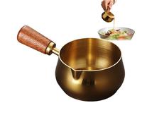 Small Saucepan - Stainless Steel Saucepan with Spout and Cool Handle Versatile Soups and Sauce Pot Cookware for Ketchup Soup Stew Hot Drinks