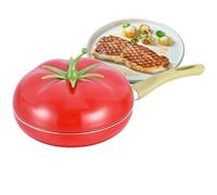 Small Saucepan, Vegetable and Fruit Shaped Pot | Poaching Pot with Lid | For Induction Cooking on Cooking Table in the Kitchen for Milk, Soup, Spaghetti Frying Stew