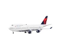 Small Scale Model Planes 1/150 For 47cm Airplane B747 Aircraft DELTA Model W Light And Wheel Diecast Resin Plane Display Toy Model Building Kit(With light)