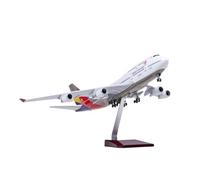 Small Scale Model Planes 1/160 For 47 CM Airplane B747 Korean ASIANA W LED Light Diecast Resin Plane Fans Decoration Model Building Kit(With light)