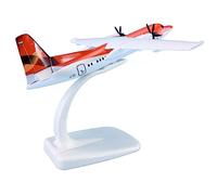 Small Scale Model Planes 1:180 14cm Airplane Model ABS And Metal Aircrafts For Fokker FK50 Avianca Red Plane Model Model Building Kit