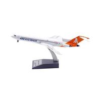 Small Scale Model Planes 1:200 For B727-200 XA-HOV Alloy Aircraft Model Holiday Display Model Static Ornament Crafts White Model Building Kit