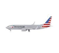 Small Scale Model Planes 1:200 For B737-800/w N927NN Silver Aircraft Model Mini Die-cast Ornament Display Decoration Model Building Kit