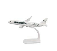 Small Scale Model Planes 1:200 For Marabu Estonian A320NEO ABS Alloy Aircraft Model White Scenic Simulation Decoration Model Building Kit