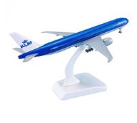 Small Scale Model Planes 1 400 18.5cm With Wheels Airplane ABS And Metal Aircrafts Boeing B777-300 For KLM Plane Model Model Building Kit