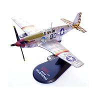 Small Scale Model Planes 1/72 For Mustang P-51B P-51 P51B Fighter P51 2025 Diecast Alloy Aircraft Model Toy Collection Model Building Kit(Red)