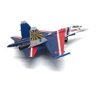 Small Scale Model Planes Russian For Fighter Su-35 Die Cast Metal 1/100 Scale Su35 Finished Replica Static Model Building Kit(SU-27)