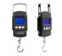 Small Scale, up to 50 kg/110 lb, Digital Scale, Measure up to 100 cm, Scale with Measuring Tape, Electronic Fishing Scale,2 AAA Batteries Included, Fish Weighing, HDWR wagPRO-H50D