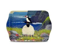 Small Scatter Tray by Thomas Joseph - Puffin Compares To Ewe - Funny Puffin and Sheep Gift