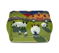 Small Scatter Tray by Thomas Joseph - Time To Put Ewer Feet Up - Funny Sheep Gift
