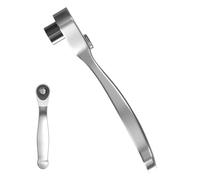 Small Screwdriver - 1/4 Inch Ratchet with Right Angle Offset Reversible Drive Handle | Household Wrench Cool Gadgets, 72-Tooth Ratchet Repair Tool for Tight Spaces