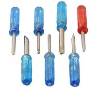 Small Screwdriver Set, Precision Screwdriver Kit with JIS Bits, Tool for Electronics Repair, Crosshead 1.5mm/1.6mm/2.0mm/3.0mm, Slotted and Five-Pointed Star Driver for Toys and Small Devices