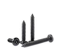 Small screws， Metal Screws 10/20/50pcs Black Carbon Steel Six Lobe Round Head with Pin Bolts Fasteners Screw(M3.5x6.5mm)