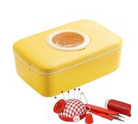 Small Sewing Kit Travel Size | Needle Thread Craft Tool with Magnifier | Repair Project Kit with Case | for Business Trip Outdoor Adventure Dorm Daily Commuting Vacation Hotel