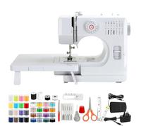 Small Sewing Machine,14 Stitch Electronic Sewing Machines,Sewing Machine for Beginners Double-line Two-speed Sewing Machines Reverse Stitch & Sewing Kit