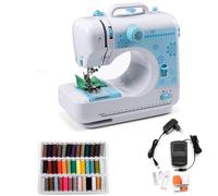 Small sewing machine, electric portable sewing machine for beginners for beginners with 12-stitch pattern