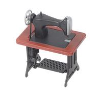 Small Sewing Machine Statue | Table Decor with Sewing Machine for Dolls Universe | Furniture Accessories for 1 24 Scale Imitation Game | for Living Room Study Room Bedroom
