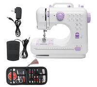 Small Sewing Machine with 12 Built-in Stitches, Night Light and Foot Pedal, Perfect for Beginners, Kids, Dressmaking, DIY Projects, Sewing Lovers