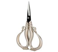 Small Sewing Scissors | Swan Design Retro Craft Tools | Swan Scissors - for Thread Trimming DIY Art Needle Supplies Knitting Crocheting Fabric Beading