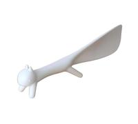 Small Shoe Horn - Cat Shape Slipper Wearing Helper | Cartoon Shoe Lifter | Portable Tool for Kids, Teens, Adults, Elderly, Pregnant Women, white, Consulte la descripción