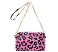Small Shoulder Bag for Women Vegan Leather Casual Women Zip Bag Travel Bag Leopard Print