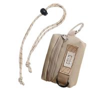 Small Shoulder Bag, Pocket Shoulder Bag | Portable Earphone Carrying Bag Multifunctional Casual Bag for Girls | Fashion Compact Wallet for Hiking, Climbing, Cycling, khaki, verwijzen naar de