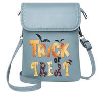 Small Shoulder Bag Women’s RFID Clutch Purse Bat Haunted Halloween Pumpkin Ghost Cemetery Witch Skeleton Printed Gift Romantic Gifts for Wife Girlfriend