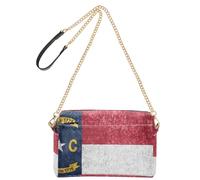 Small Shoulder Bags for Women Vegan Leather Women Casual Bags Waterproof Crossbody Bag for Women North Carolina State Flag Nc