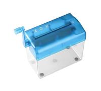 Small Shredder,Desktop Hand Crank Shredder Paper Cutting Tool | Compact Machine Cutting Tool for Stationery Notes Credit Card Receipts Mail Bills Students Office School