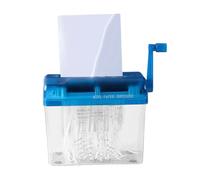 Small Shredder - paper shredder | manual paper cutter | Desktop Hand Crank Shredders Papers Cutting Tool,Compact Machine Cutting Tool for Stationery Notes Credit Card Receipts Mail Bills Student Offic