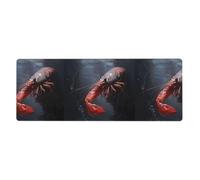 Small Shrimp Foraging Printed Extra Large Mouse Pad 12x31.5in for Office, Gaming, and Learning - Durable, Comfortable, and Environmentally Friendly