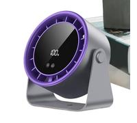 Small Silent Desk Fan - Touch Control Table Fan Silent Battery Powered Cooling Device Long Life for Home, Office, Travel, Home