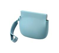 Small Silicone Earbud Case for Wired Earbuds Cosmetic Case | Portable Organizer for Lipstick, Headphones, Keys, Travel Silicone Bag, Storage Case, Keeper, blue, Please refer to the description, Please