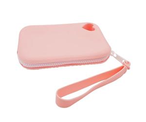 Small Silicone Makeup Bag Waterproof Coin Purse | Portable Makeup Organizer Small Travel Cosmetic Zipper for Women for Your Bell Organization, pink, Please refer to the description, Please refer to