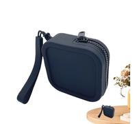 Small Silicone Money Exchange - Automatic Narrow Opening Change - Mini Pockets - Money Exchange for Women - Small Headset Bag - Mini Cosmetic Bag for Handbag, Key, Coin, Black, Se référer au