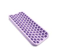 Small Silicone Pad for Curling Iron, Thicker Heat Resistant Silicone Mat for Hair Tools, Portable Hair Styling Tool Rest Holder for Straightener, Hair Dryer, Flat Iron (Purple)