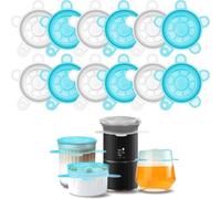 Small Silicone Stretch Lids, 12PCS 2.6"/6.5cm Reusable Silicon Covers