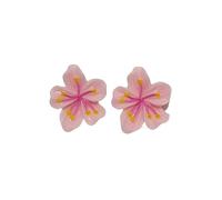 Small Silver Hoop Earrings Cherry Earrings For Women Spring And Summer Atmosphere Peach Resin Sweet Girl High End Tiny Silver Studs (White, 2.. 2X2. 3CM)